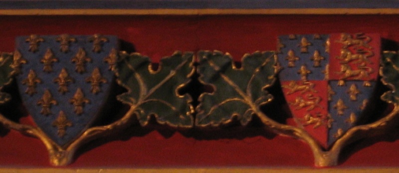 Heraldry of France and England